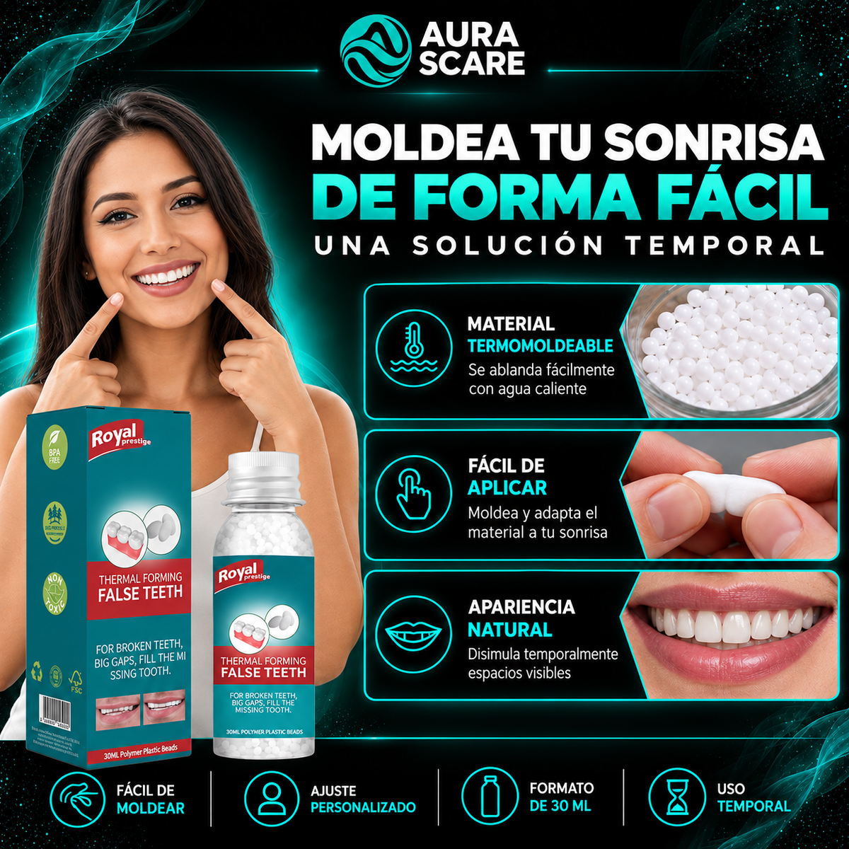 🦷¡Sonríe desde hoy con mas confianza!😁+Envío Gratis🏡🚚