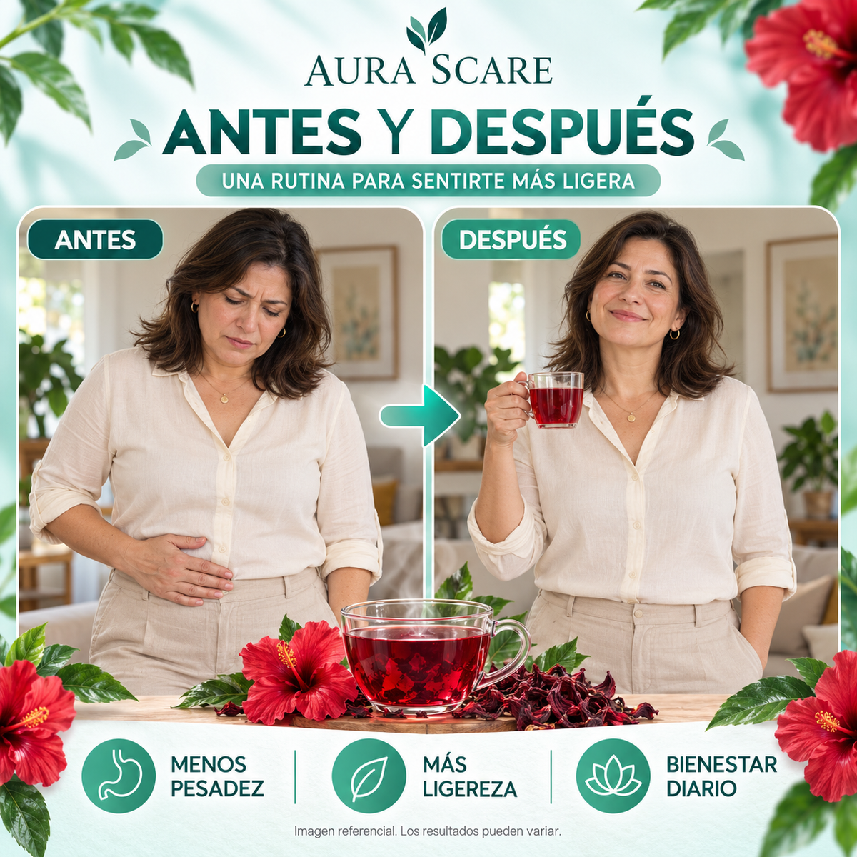 🌺Siéntete más ligera y renueva tu rutina + Envío Gratis🏡🚚
