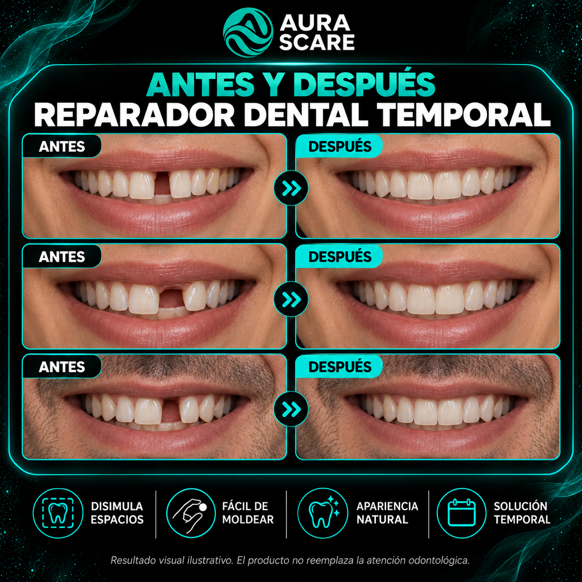 🦷¡Sonríe desde hoy con mas confianza!😁+Envío Gratis🏡🚚